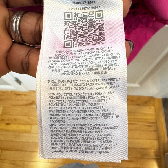 Marciano Fuchsia Strapless Dress US 10 (EU 44) - Picture 8 of 8